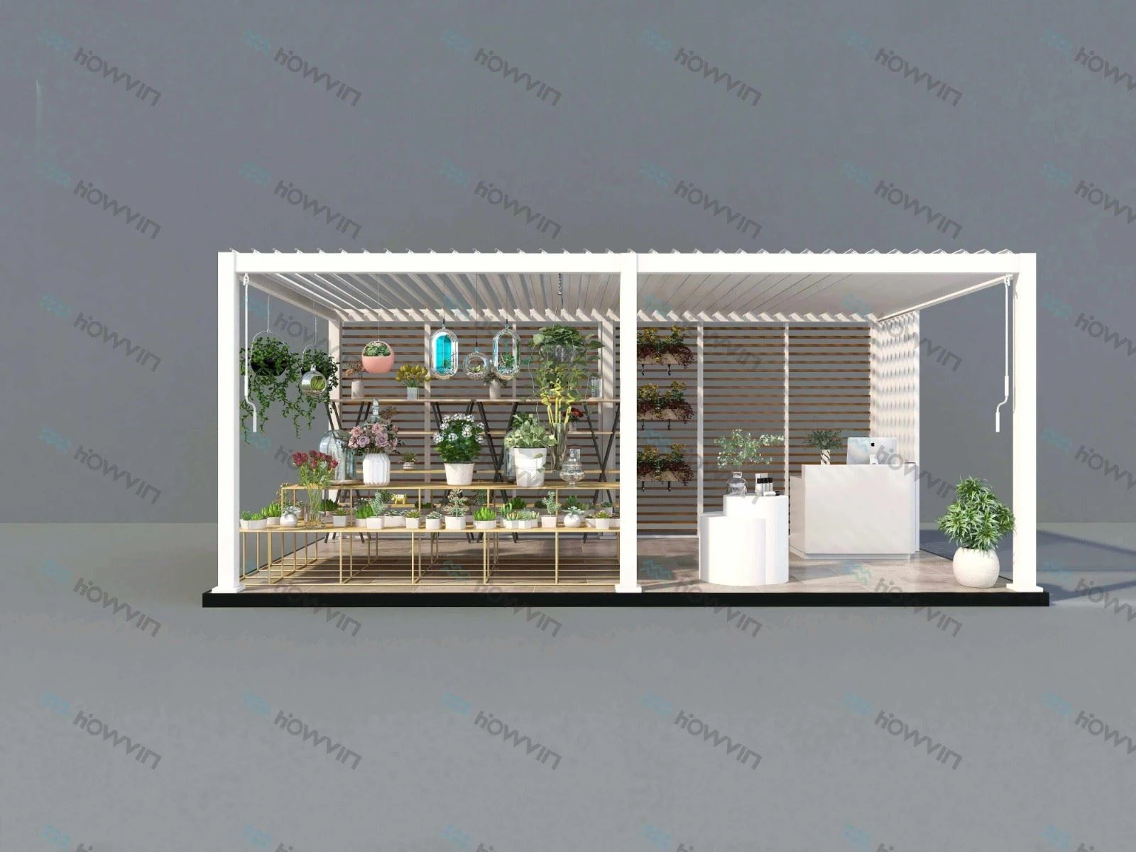 Business Patio Aluminum Pergola