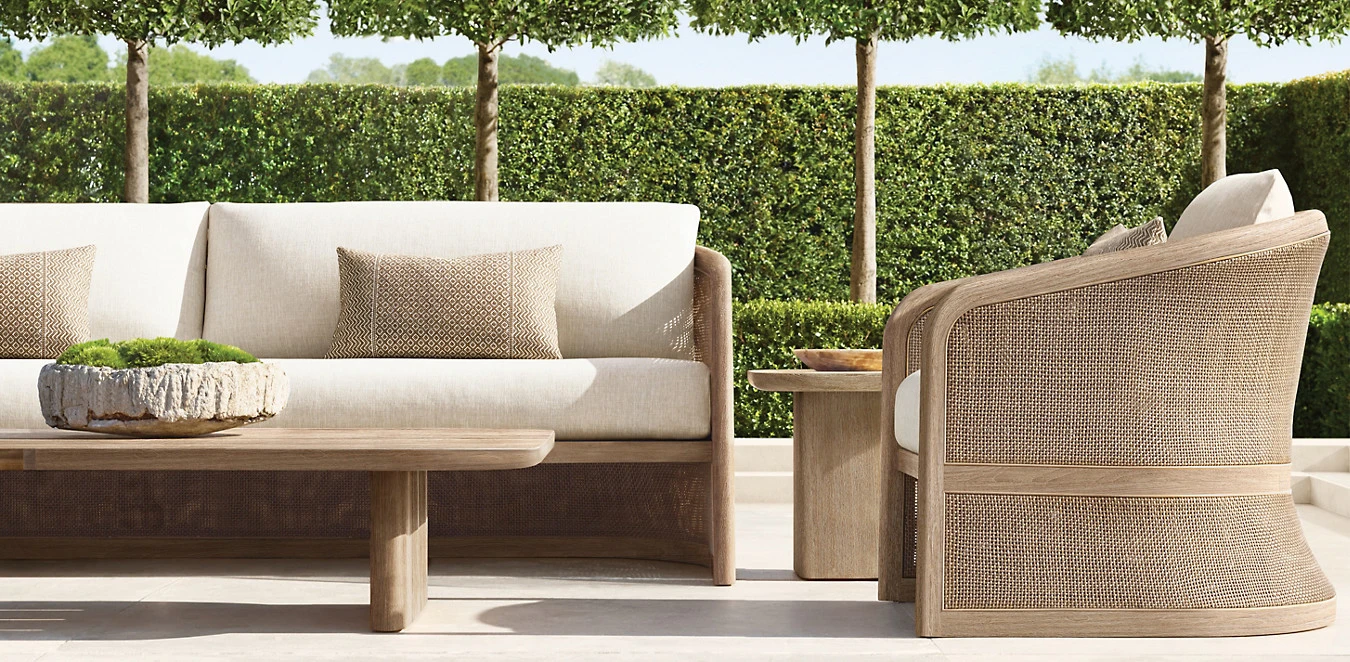 Lucia tashqi makon mebellari to'plami|Hashamatli Teak Resort Lounge