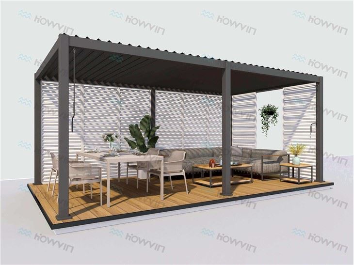 Kukun bilan qoplangan pergola
