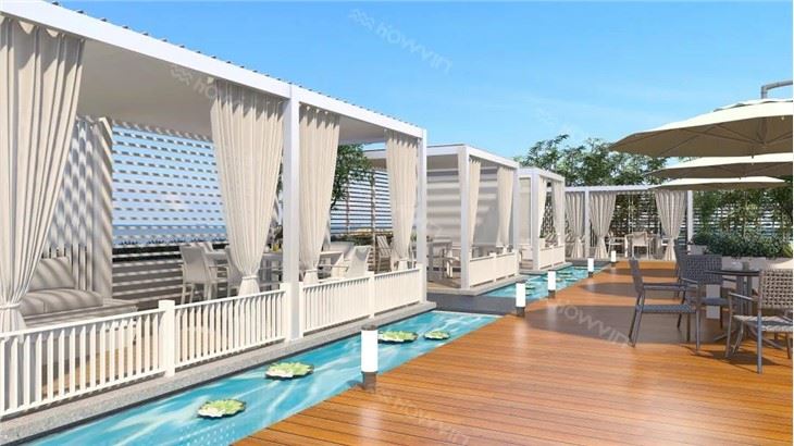 Devorga o'rnatilgan alyuminiy pergola